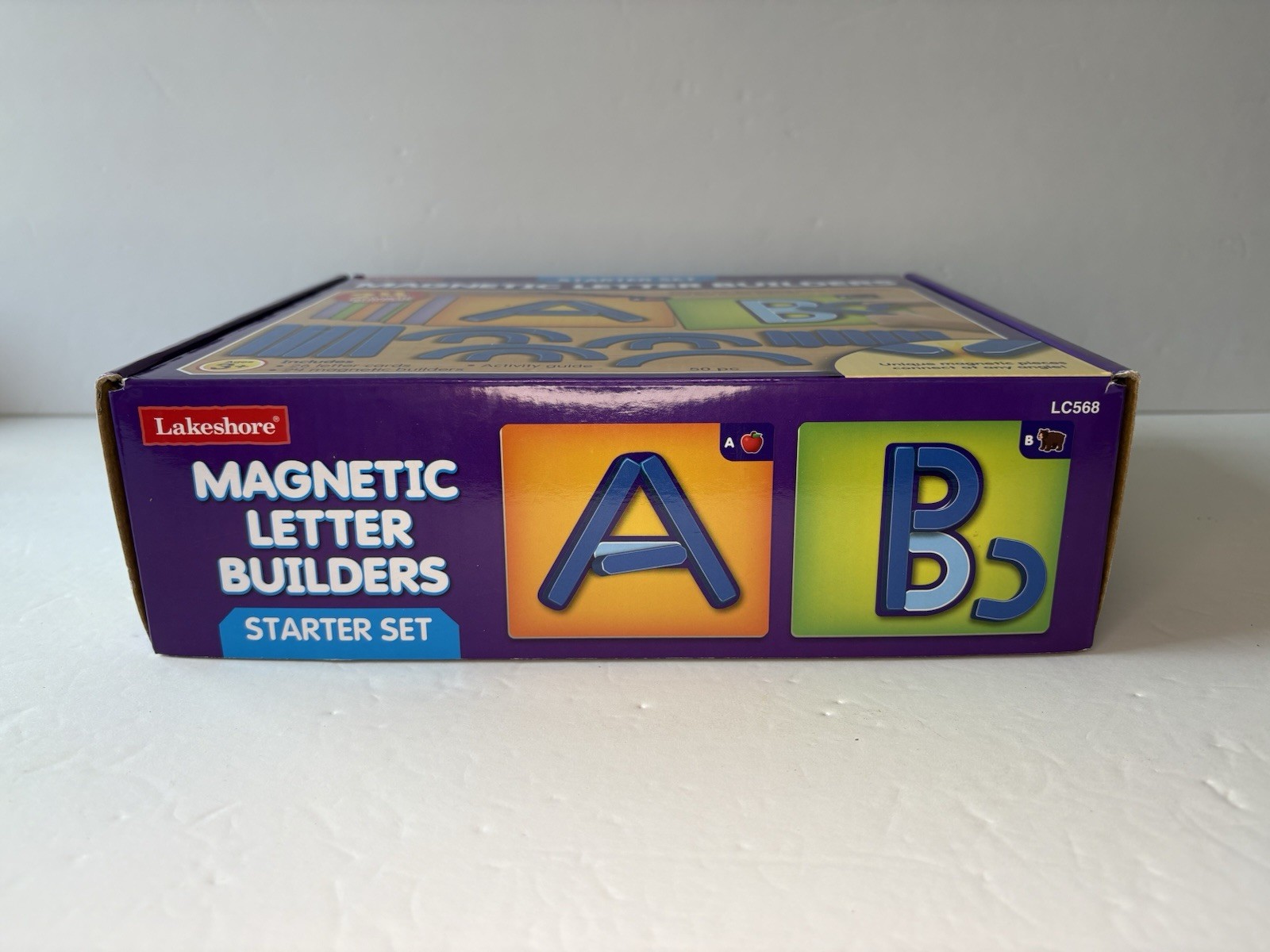 Lakeshore Magnetic Letter Builders Starter Set LC568 Complete W/ Activity Guide