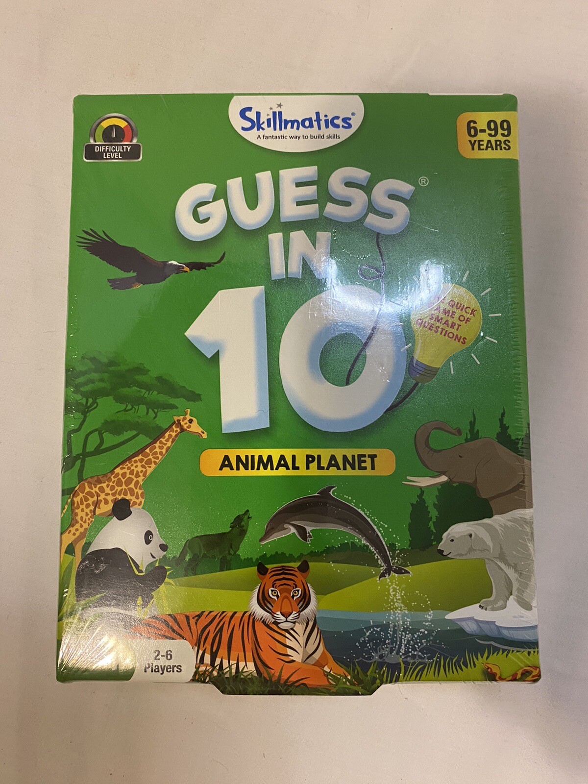NEW Skillmatics Card Game Guess in 10 Animal Planet & Countries Around the World