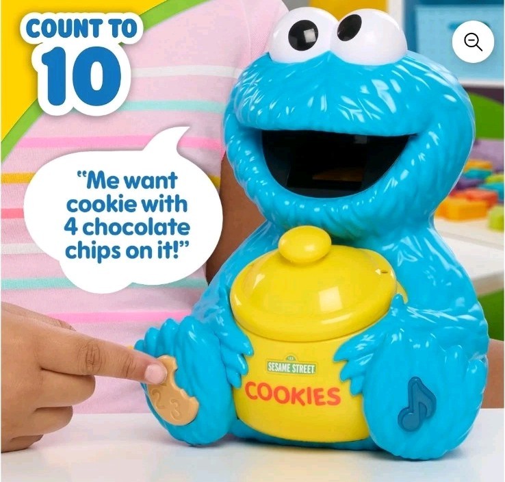 Sesame Street Cookie’s Counting Jar, 12-Pieces, Learning and Education, Kids…