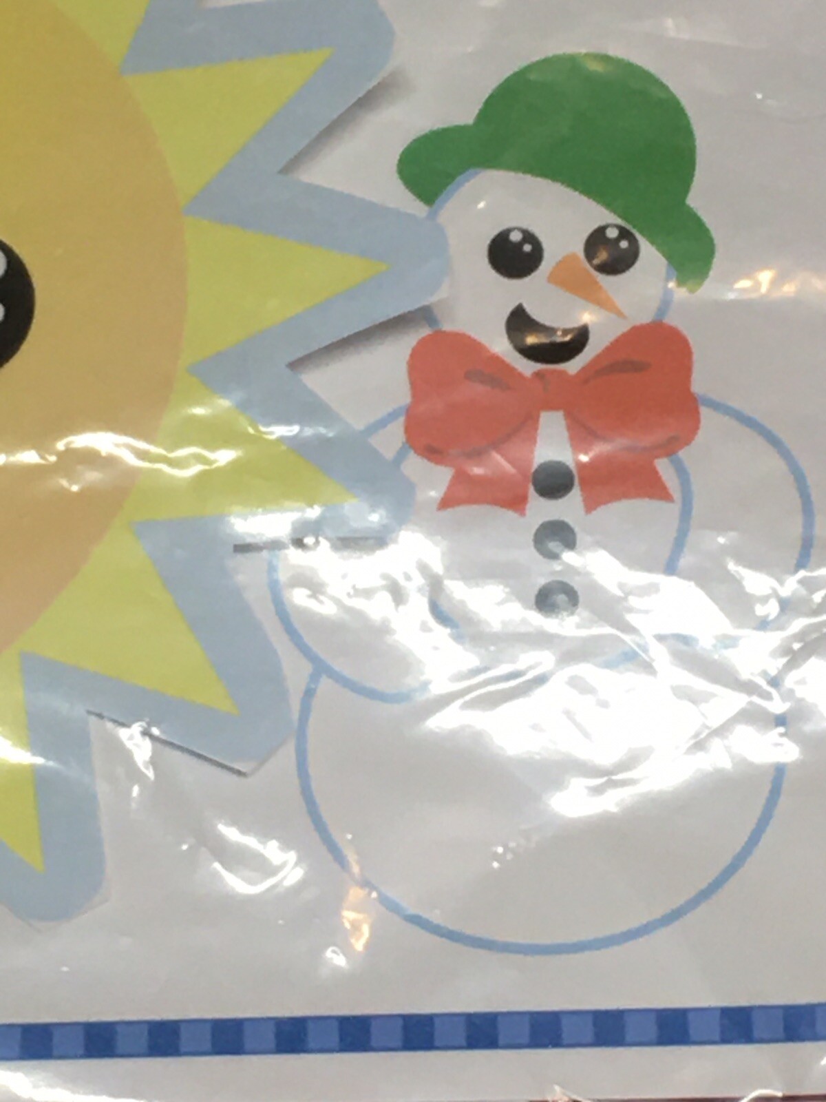 FIVE LITTLE SNOWMEN – LAMINATED – FLANNEL FELT STORY and PIECES