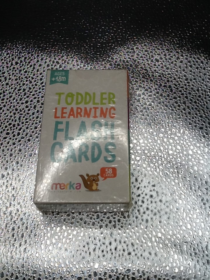 New 58 Merka Toddler Learning Flash Cards Numbers, Colors, Shapes & Letters