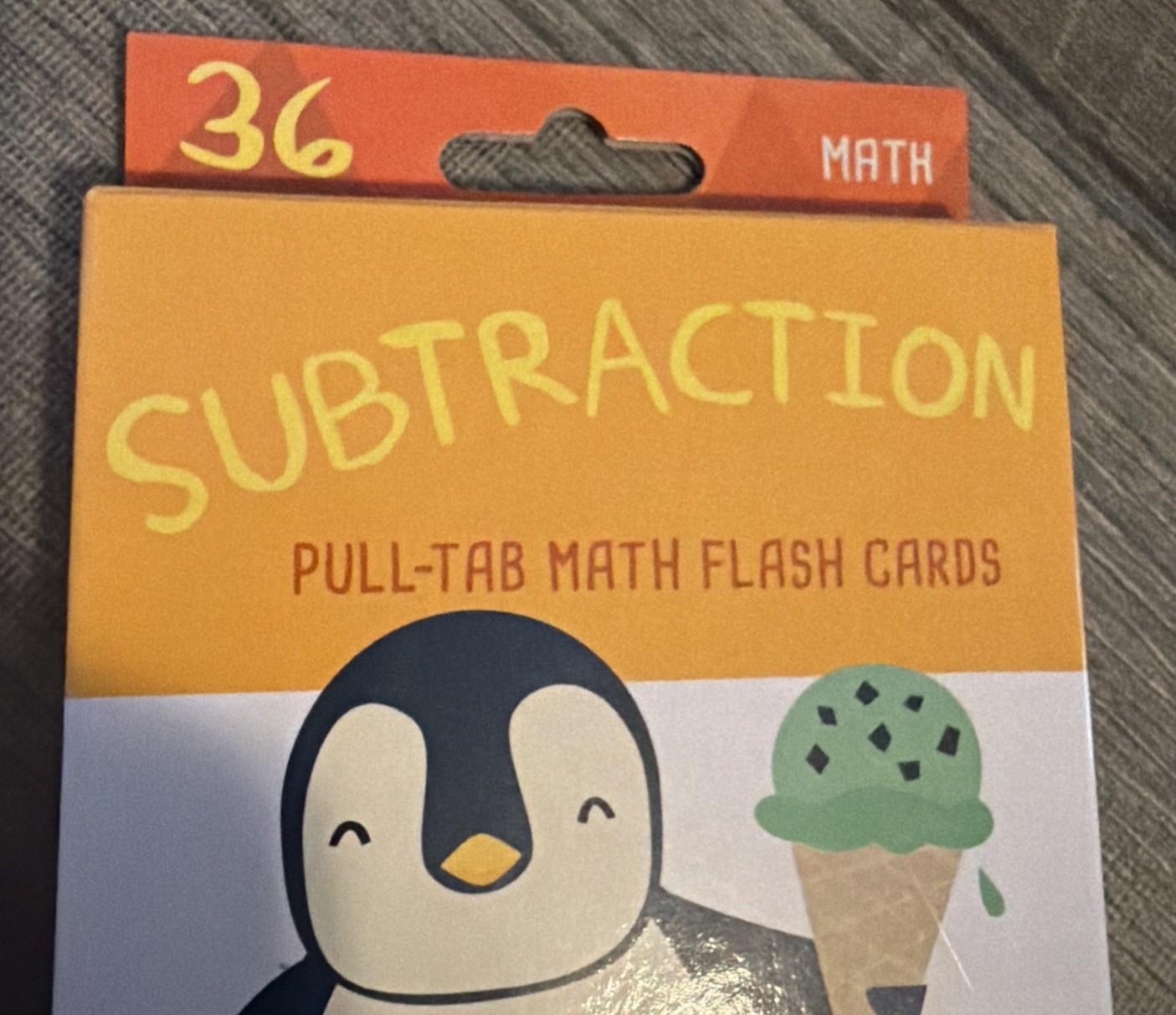 36 Learning Flash Cards Target Brand Subtraction With Answer Reveal Case Complet