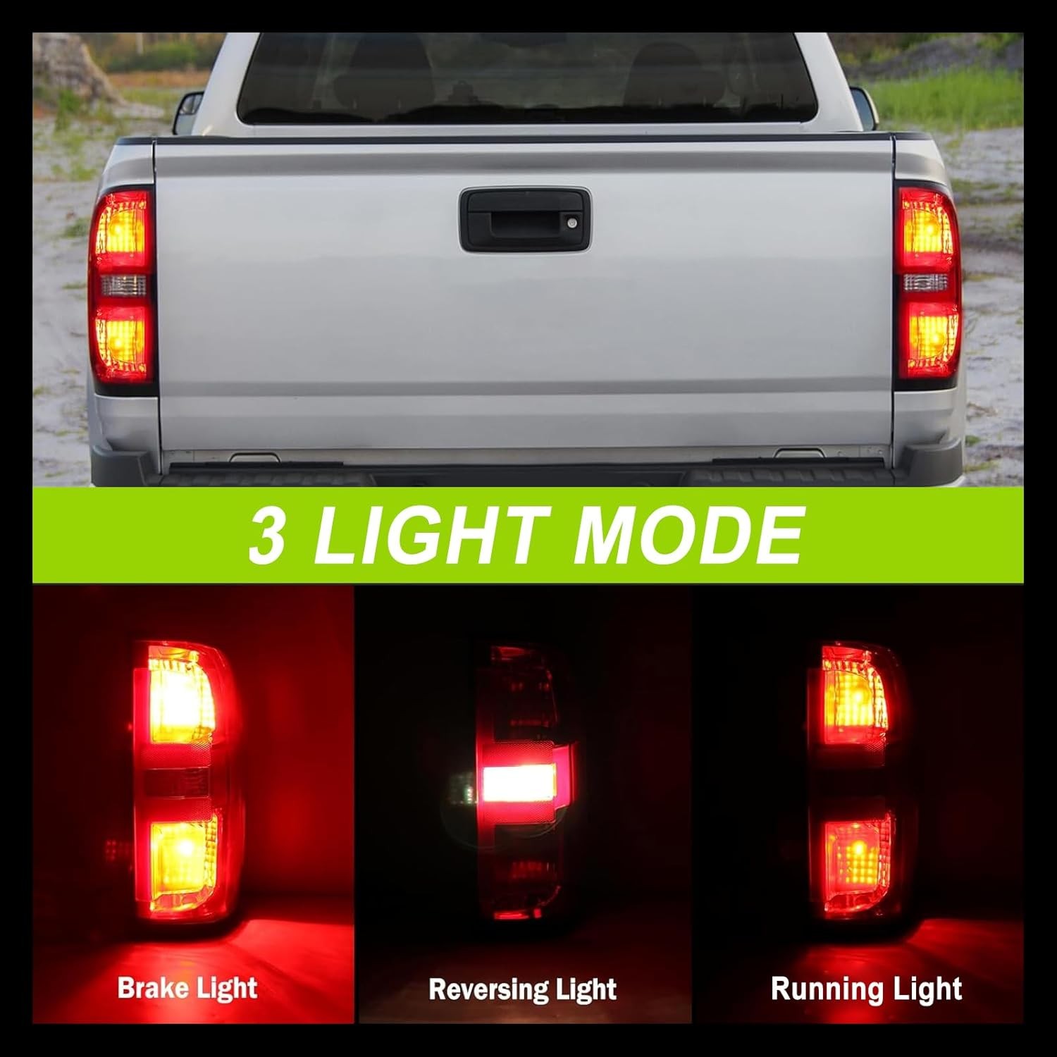 Compatible with 2015-2022 Chevrolet Chevy Colorado Rear Tail Light Assembly with