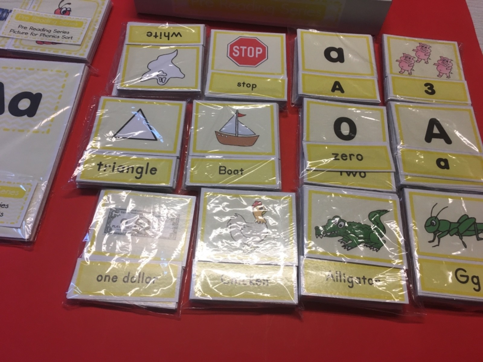 Pre Reading Series Kit – Montessori Materials for Primary Language Exercises