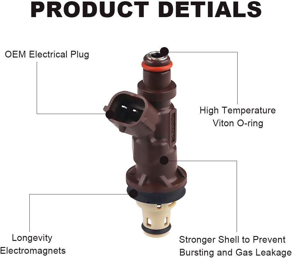 JDMON Compatible with Fuel injectors Toyota 4Runner Tacoma Tundra 3.4L V6