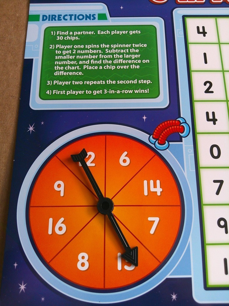 Lakeshore Learning – 3-in-A-Row! Multilevel Math Game – Subtraction # FF547