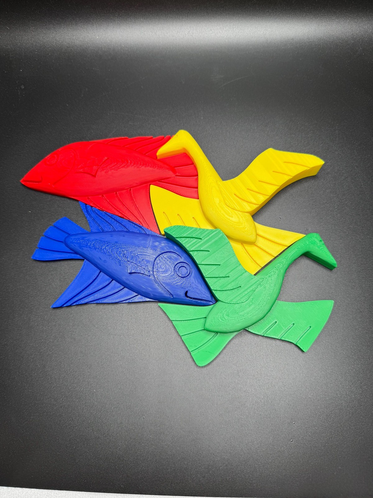 Escher’s Birds and Fish Tessellation Print | Art Print Decor | Unique Wall Art
