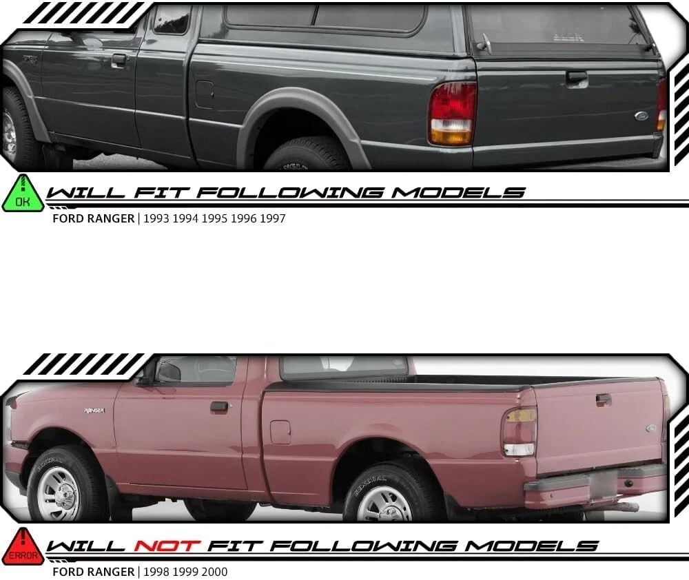 Aftermarket Replacement OEM Style for Ford Ranger 93-97 – Red Clear