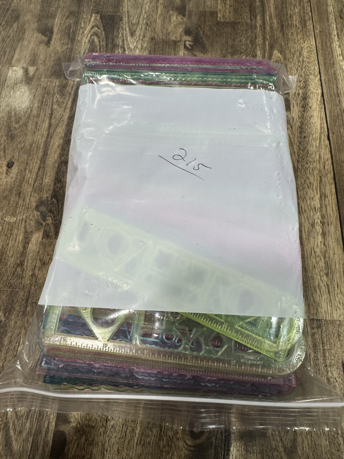 Lot of 215 6 in Ruler/Stencil Giveaways Party Favors Gifts