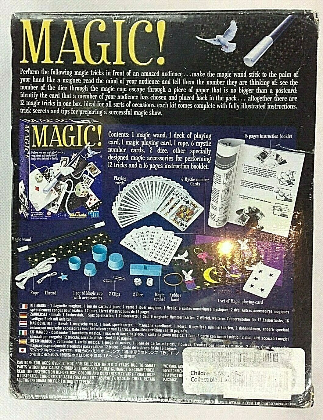 Kidz Labs Perform Your Own Fun Magic Show Kit – Kids, Family, Gift – New in Box