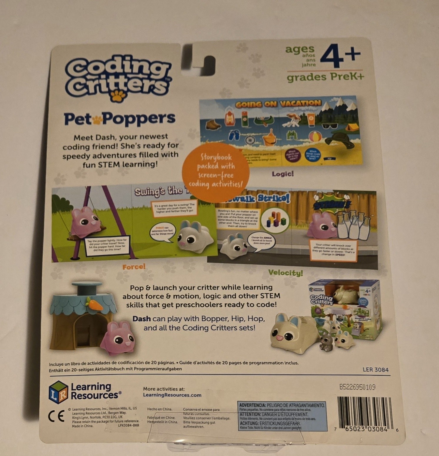 Learning Resources Coding Critters Go Pets Dash The Bunny Early Coding Toy