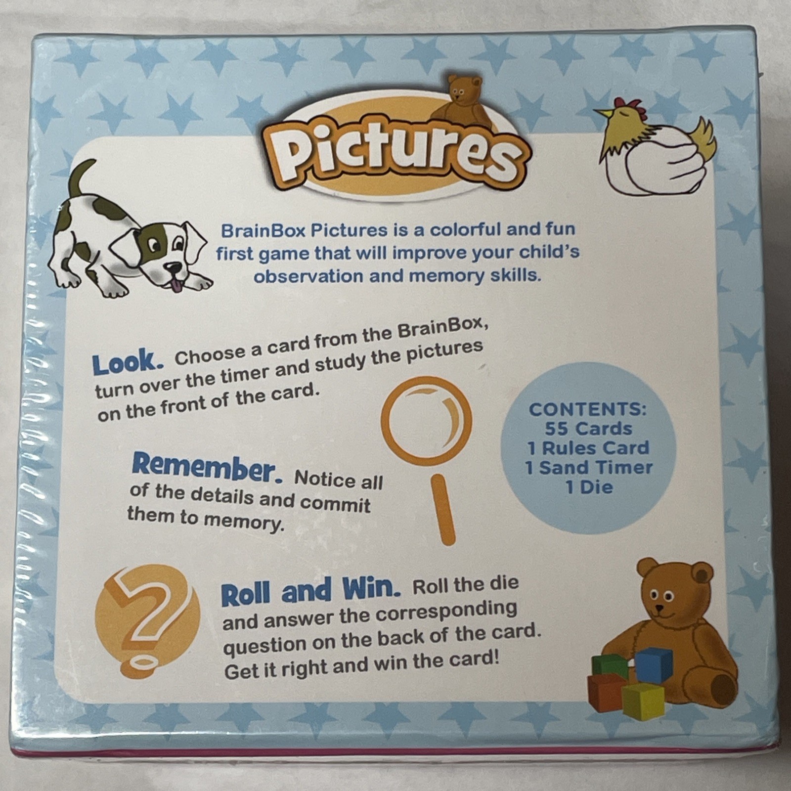Brain Box Pictures The Ten Minute Brain Challenge MindWare The Green Board Game