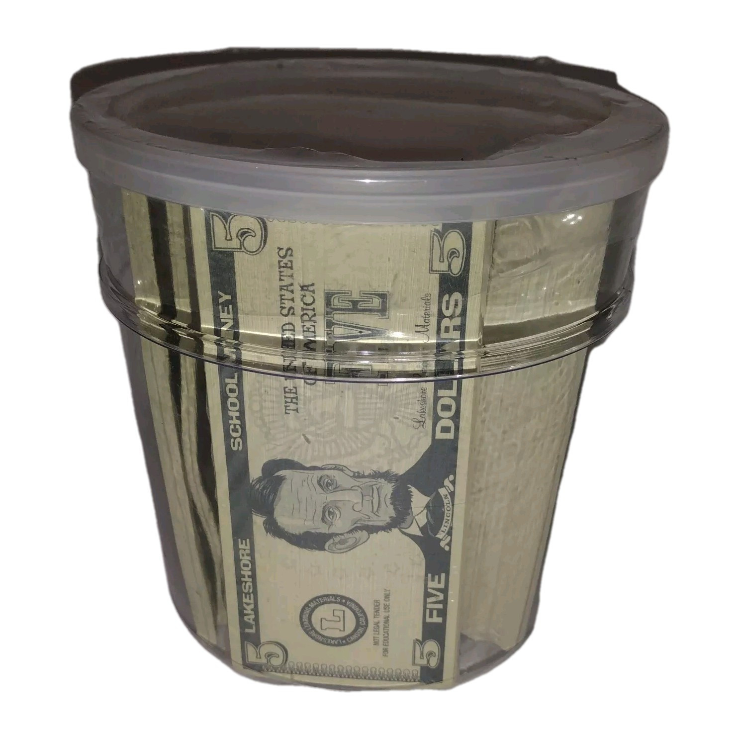 Lakeside Paper Money Play Learning 1200 Bills Currency Complete *NEW*