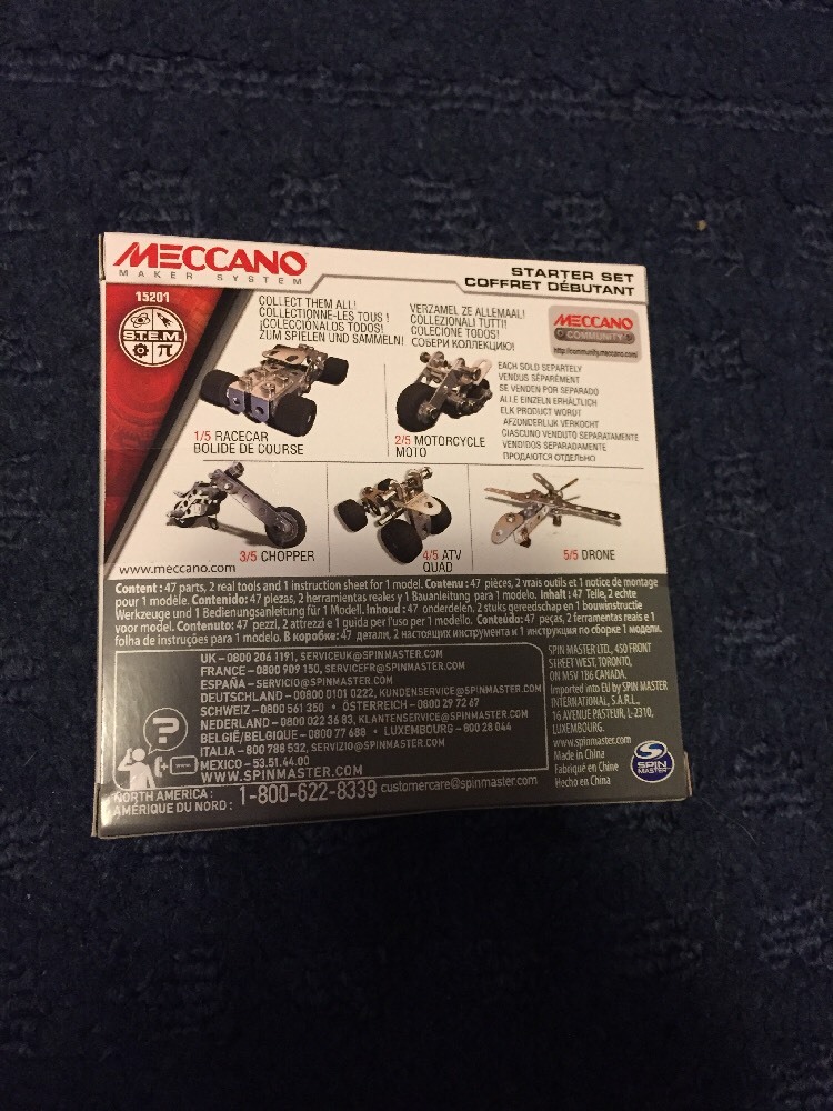 Meccano Maker Systems Starter Set Race Car