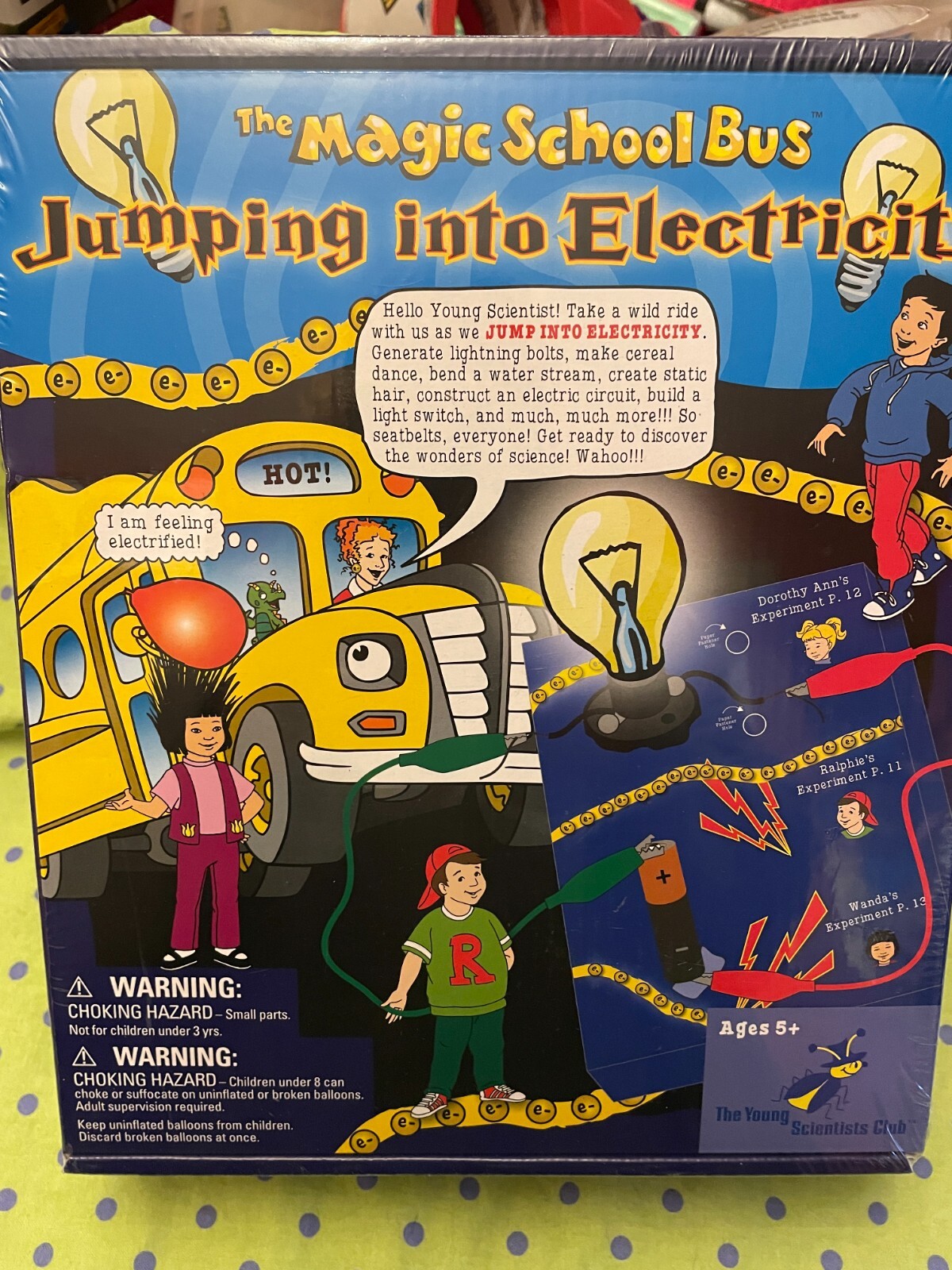 THE MAGIC SCHOOL BUS Jumping Into Electricity Kit *NEW & SEALED*