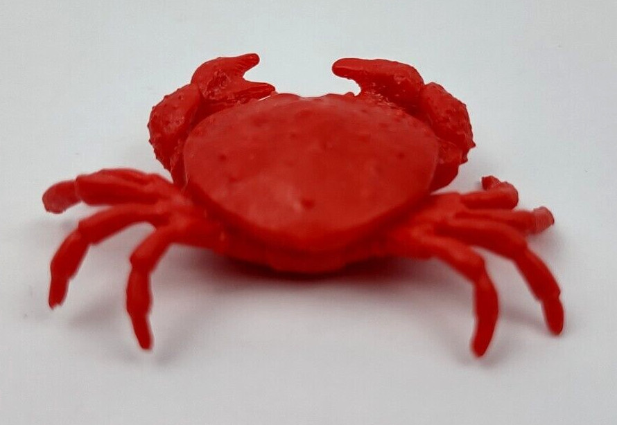 Mini Deep Sea Crab Fish Figure Animal Replica PVC Toy Miniature Ocean Creature