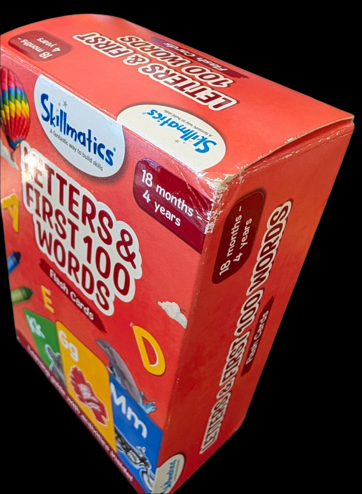 Skillmatics LETTERS & FIRST 100 WORDS Flash Cards 4 Categories, Skills, Teaching