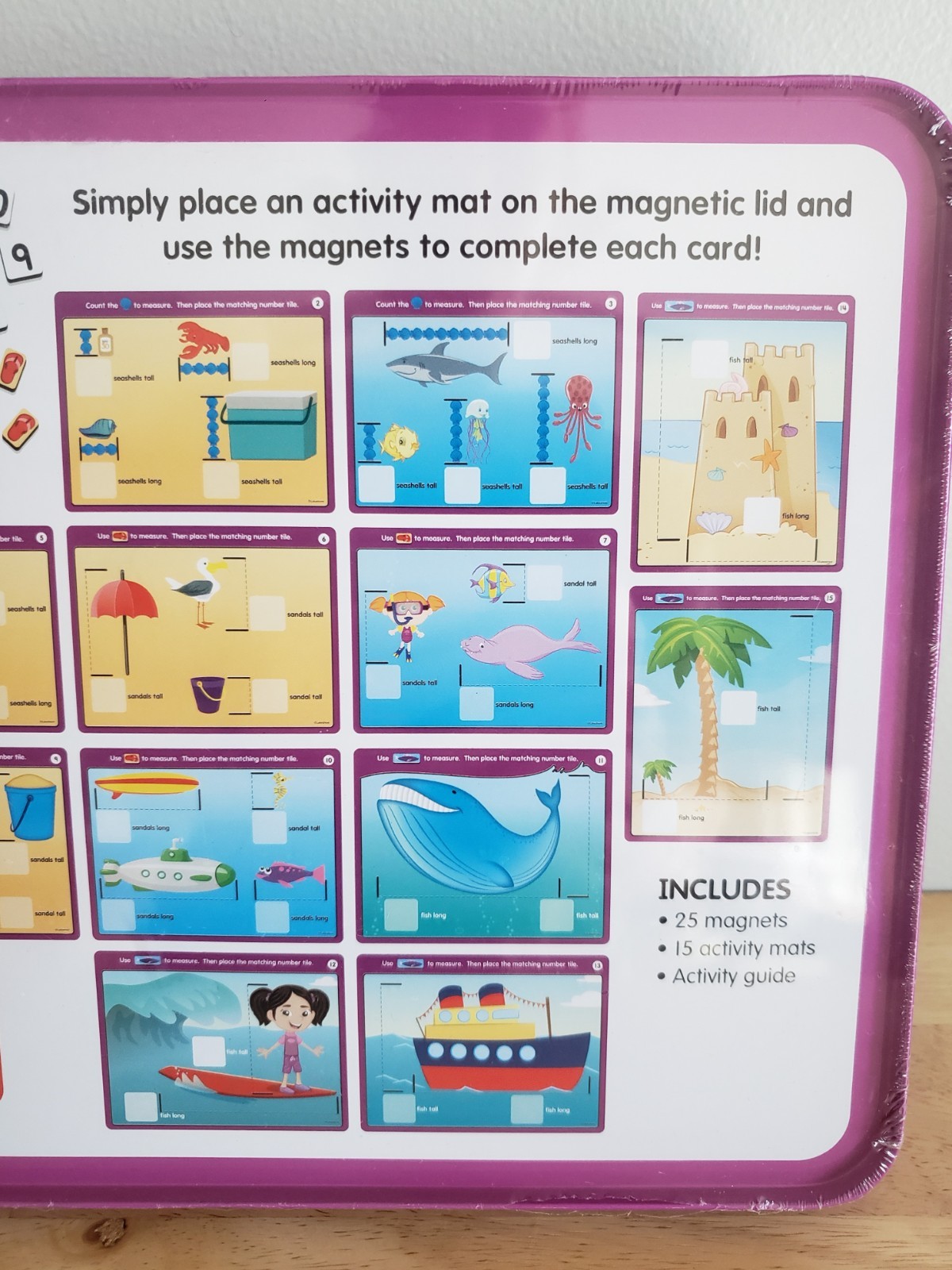 Lakeshore Learning Measurement Magnetic Activity Tin Math Center TT362 SEALED