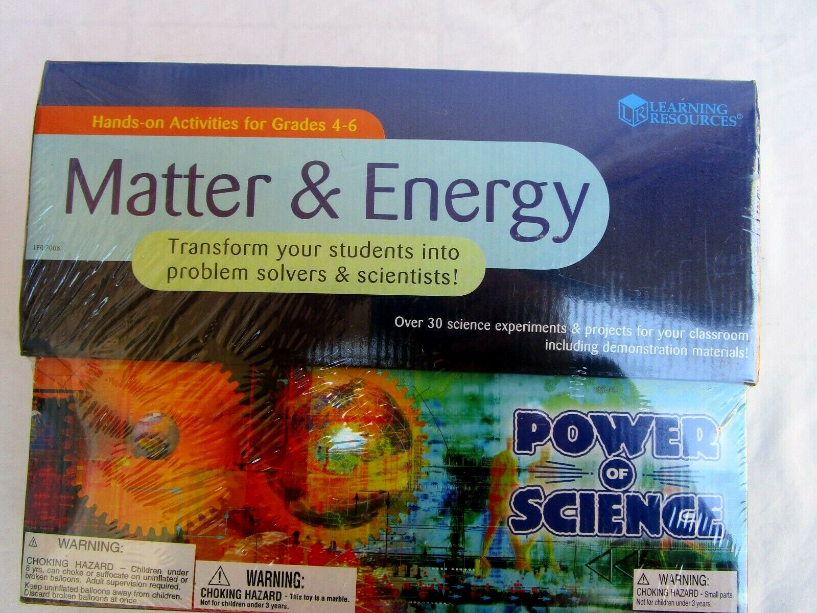 LEARNING RESOURCES.SCIENCE.MATTER & ENERGY.GRADES 4-6..NEW SEALED.TEACHERS GUIDE