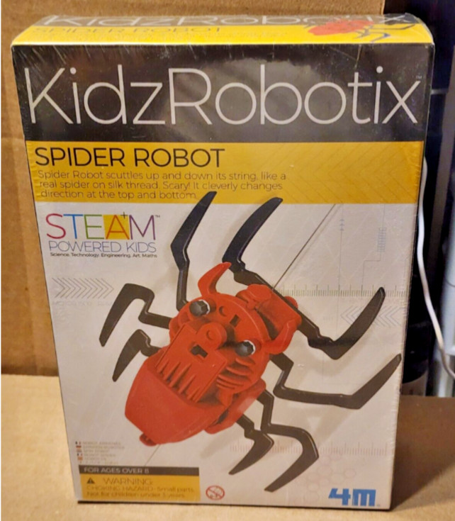 4M FSG3392 KidzRobotix Spider Robot Style Name:Modern Factory Sealed