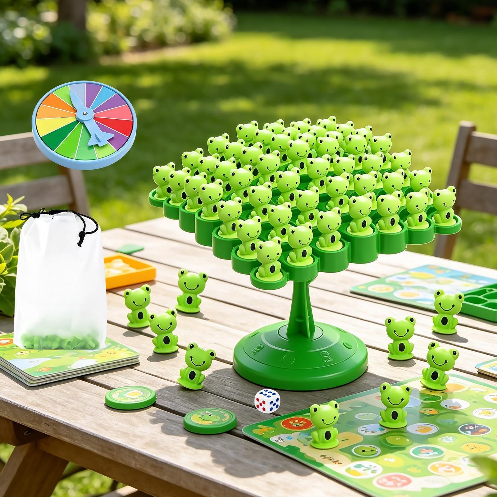 Frog Balance Tree Game Two-Player Parent-Child Interactive Animal Balance Game