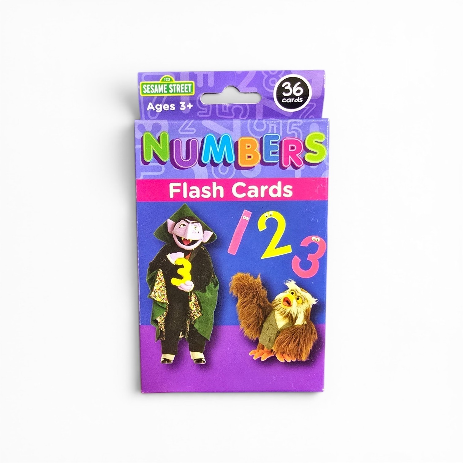 Sesame Street Flash Cards 4 Pack Set Alphabet Numbers Colors Words Ages 3+