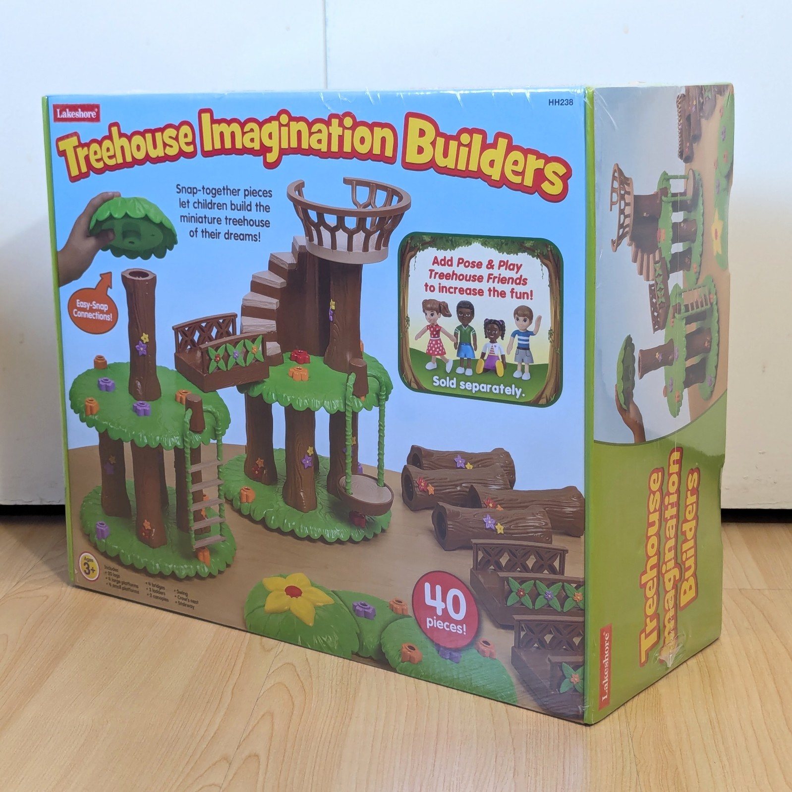 New Lakeshore Treehouse Imagination Builders Educational Toy 40pcs Sealed