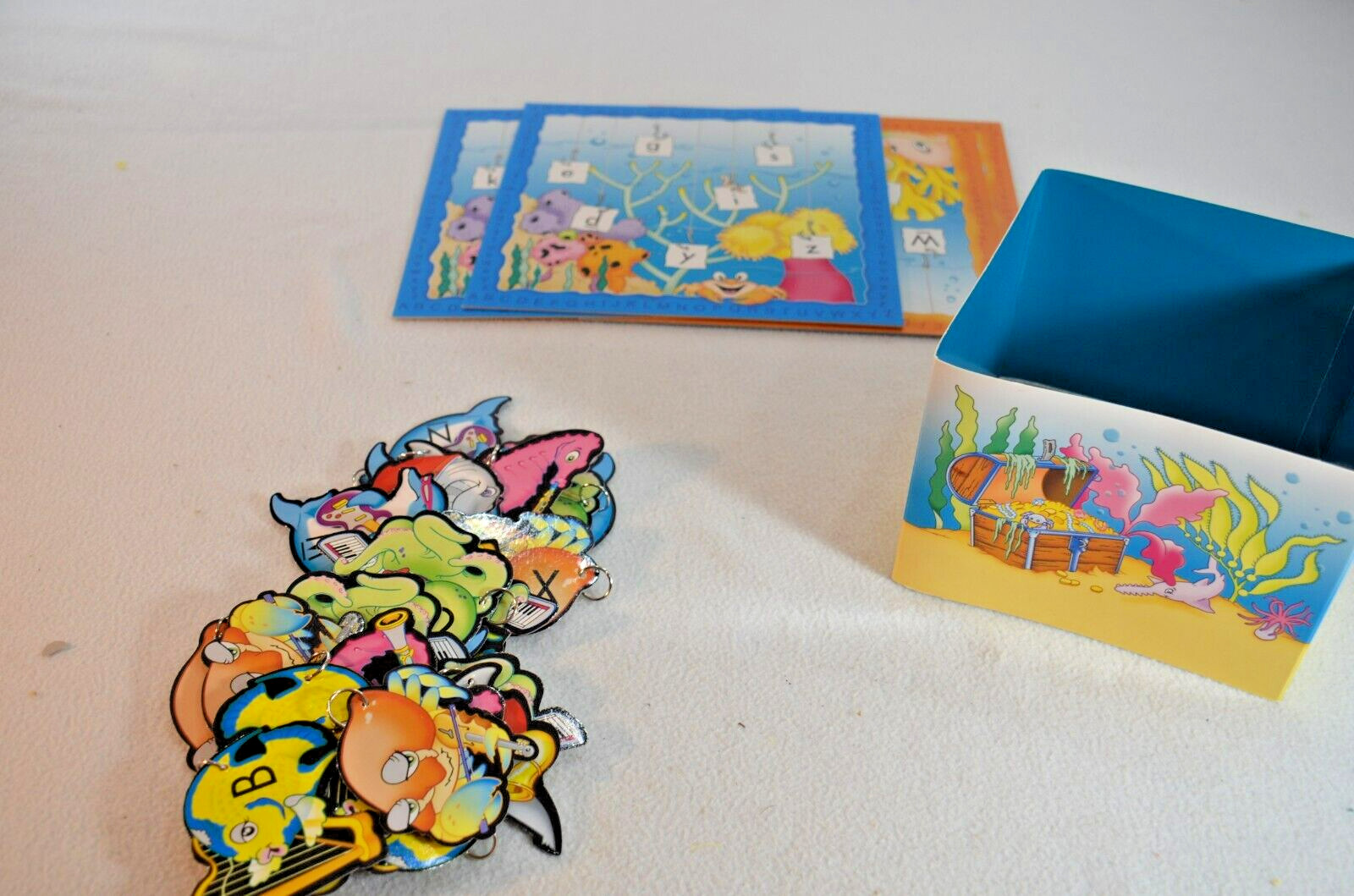 Discovery Toys (ABC) AB Seas Alphabet Fishing Game 1991 Replacement Pieces