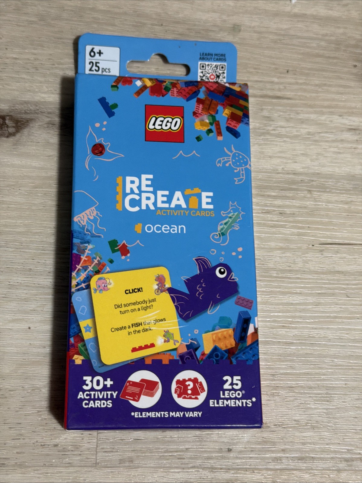 Lego Recreate Box Ocean Creative Building Game with 30+ Activity Cards NEW