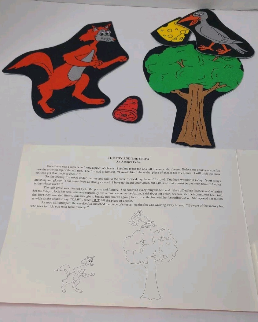 1989 The Storyboard stories & felt characters – Aesop’s Fables 5 stories