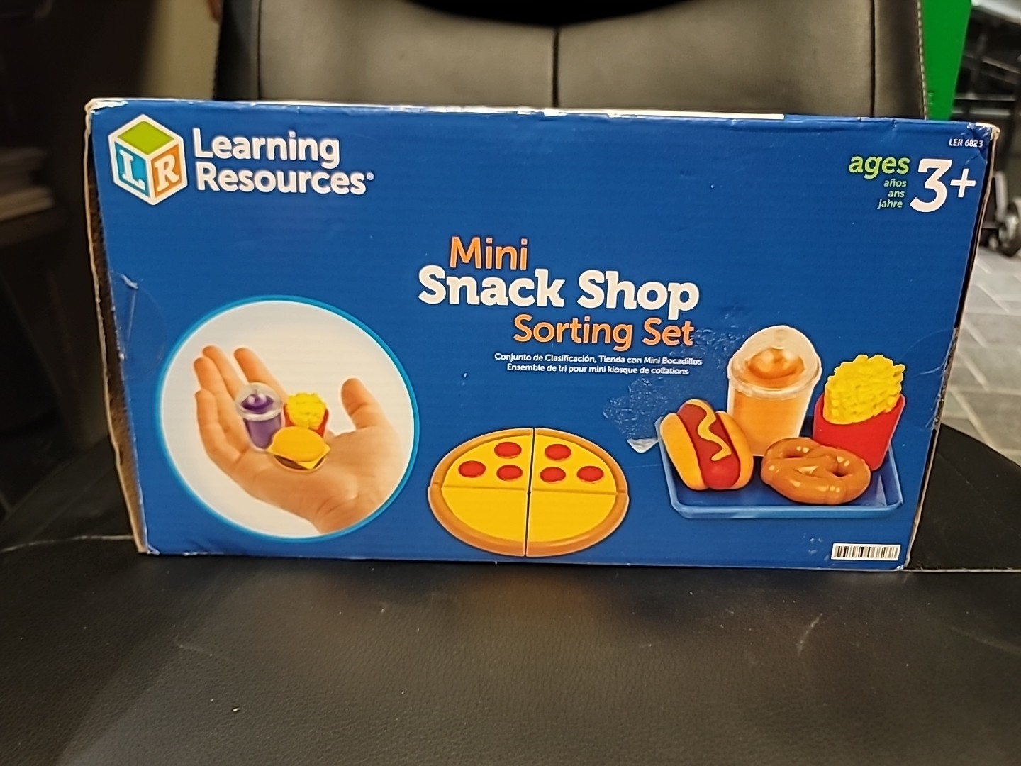 Learning Resources Mini Snack Shop Sorting Set Fast Food Set NIB FREE SHIPPING