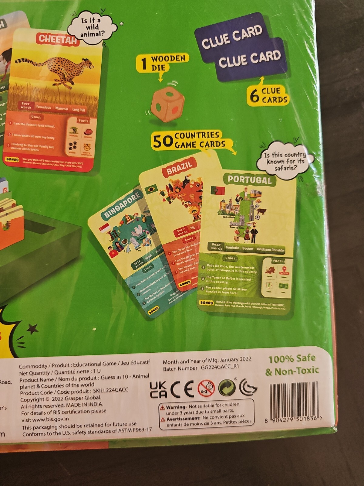 Skillmatics Card Game : Guess in 10 Animal Planet & Countries Of The World Age6