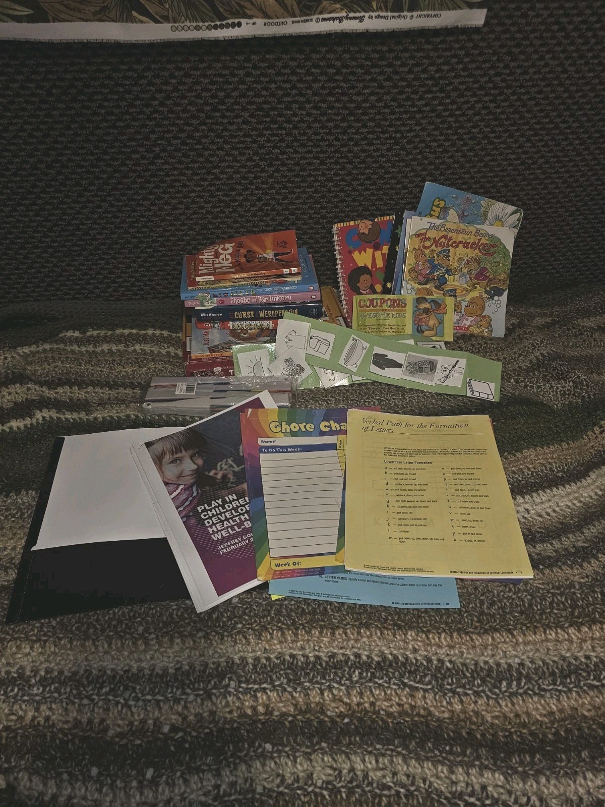 Homeschool Educational Elementary Lot Books Alphabet Ages 4-11