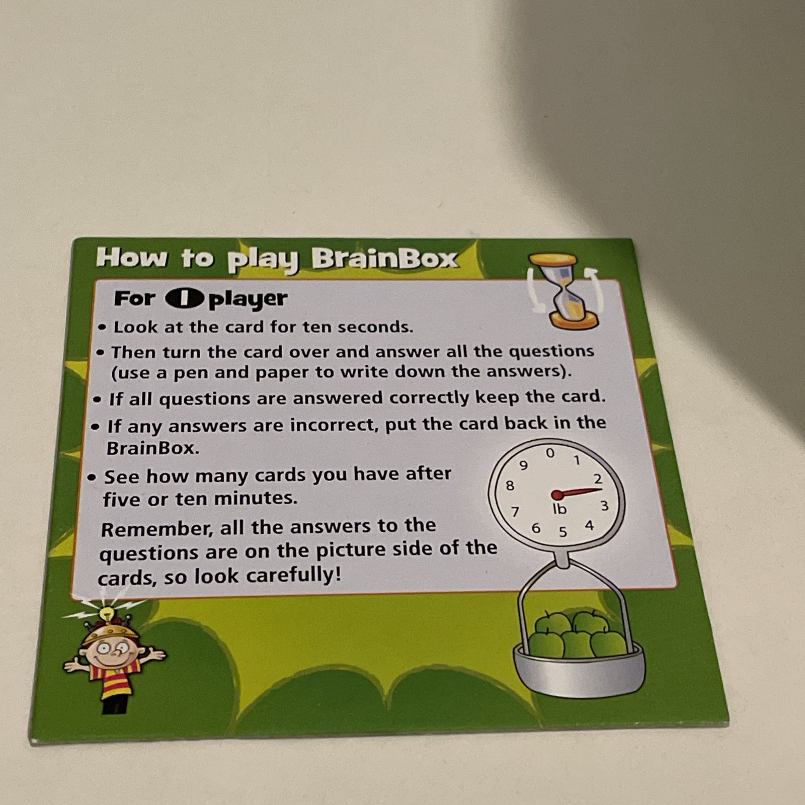 Mindware Brain Box Math age 8+ Replacement Parts