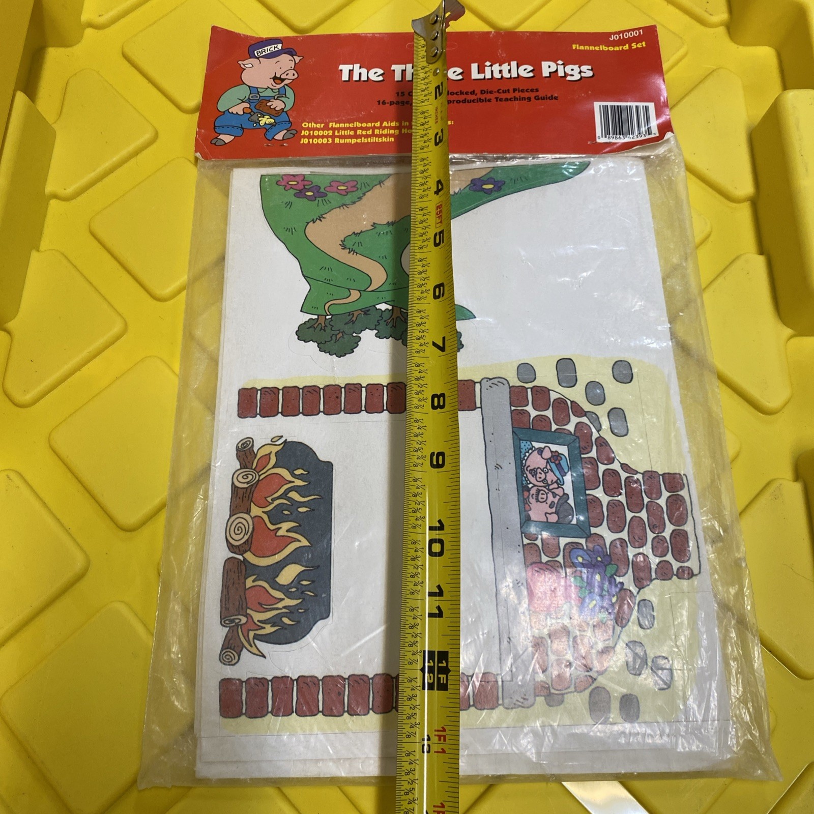 Vintage 1997 Judy/Instructo The Three Pigs Flannelboard Set New In Package S8
