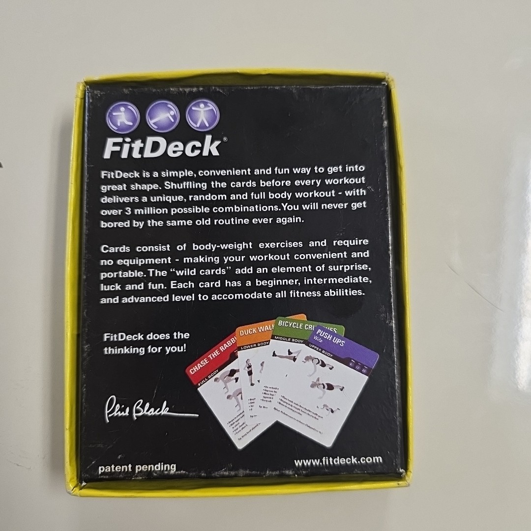 FitDeck Jr. Exercise Playing Cards