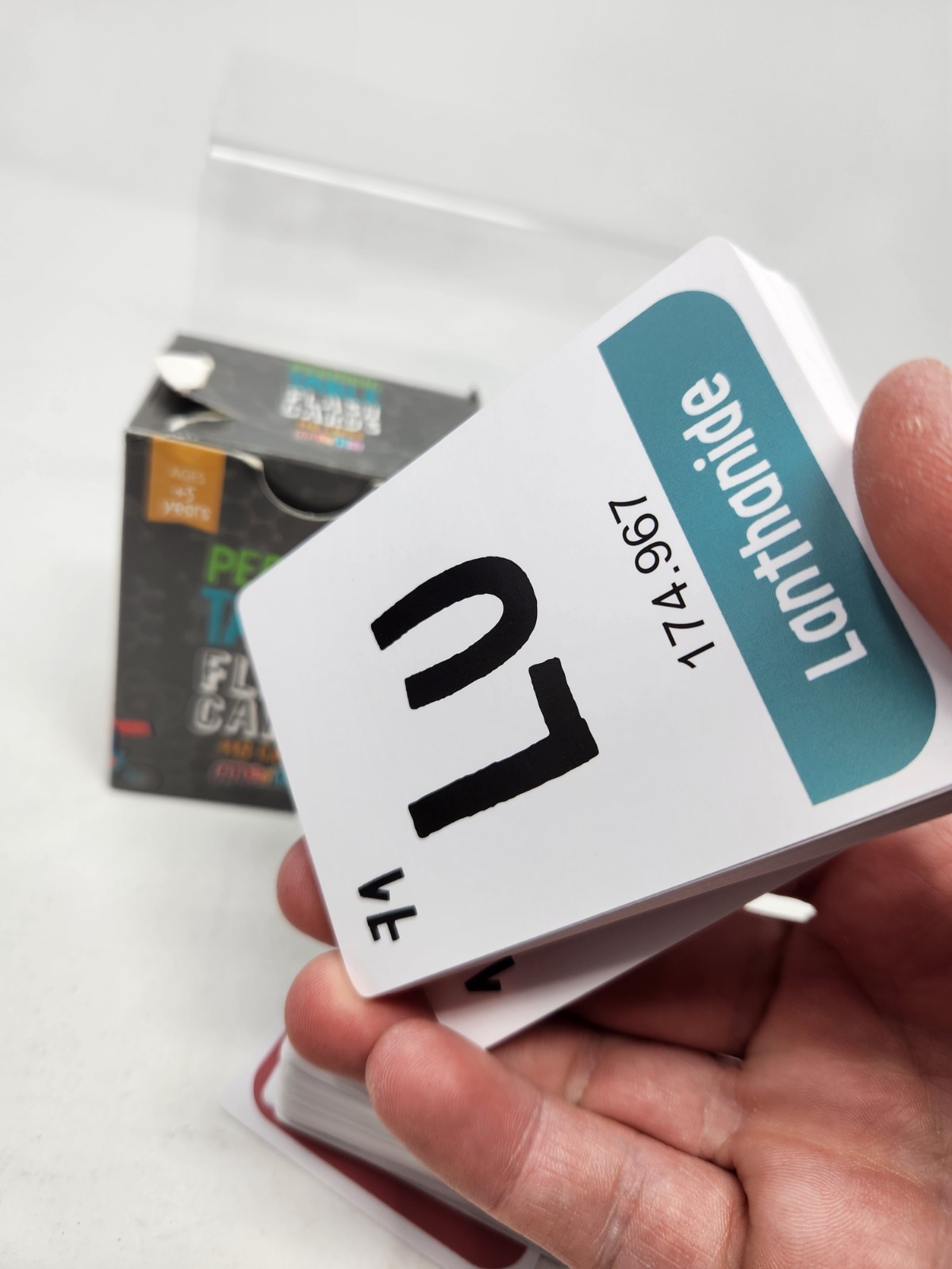 Periodic Table Flash Cards, Educational Periodic Table Cards- 118 Cards in Box