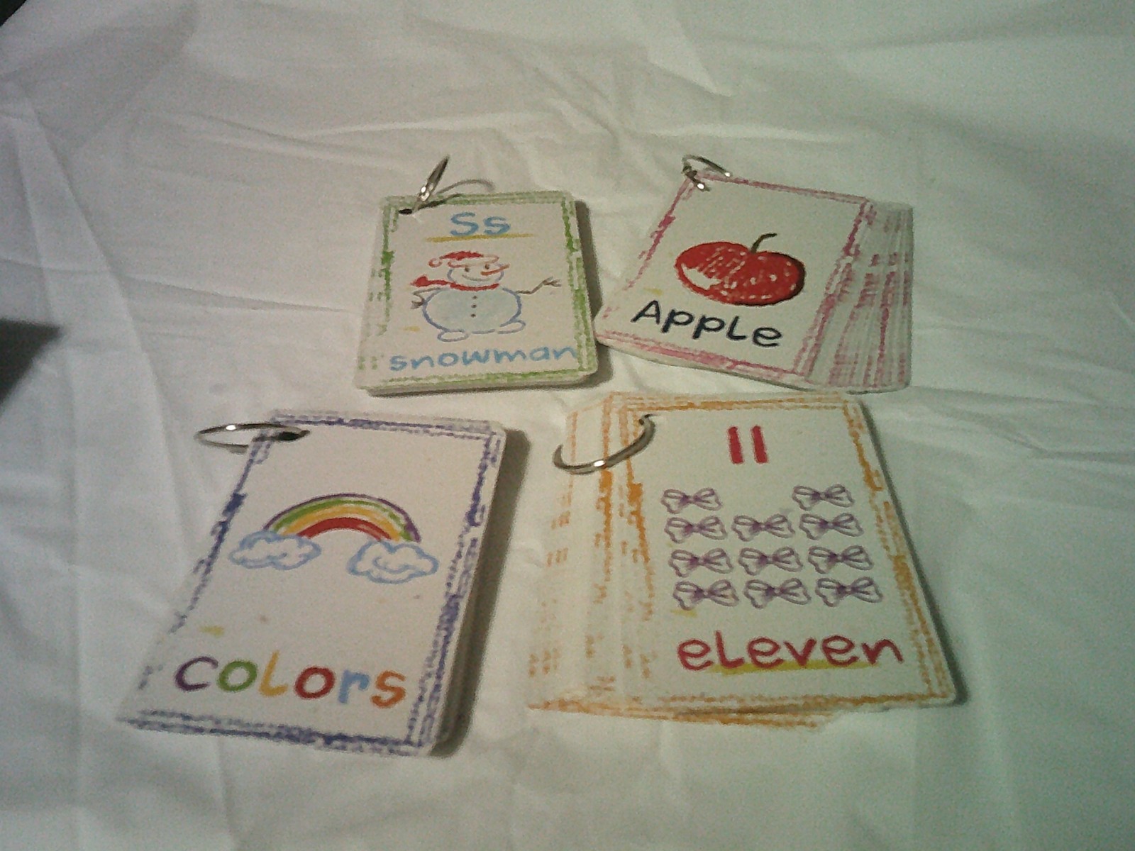 Multi-Skill Flash Cards 4 Pack First Words, Alphabet, Numbers and Colors & Shape