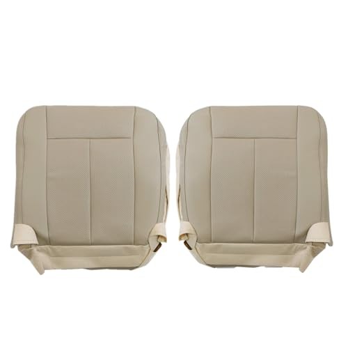 FZJDSD Tan Driver & Passenger Bottom Perforated Microfiber Leather Microfiber
