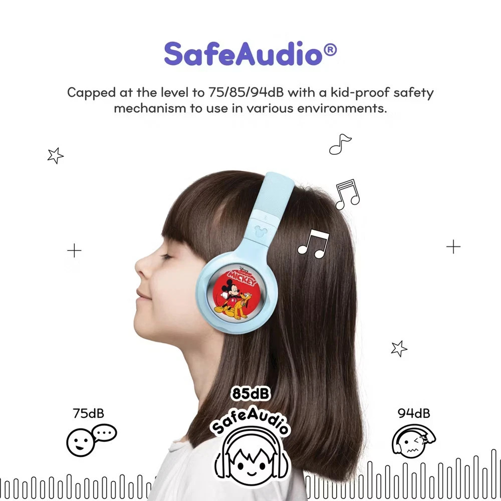 Disney storyphone headphones – wireless – BLUE – MICKEY MOUSE – B4