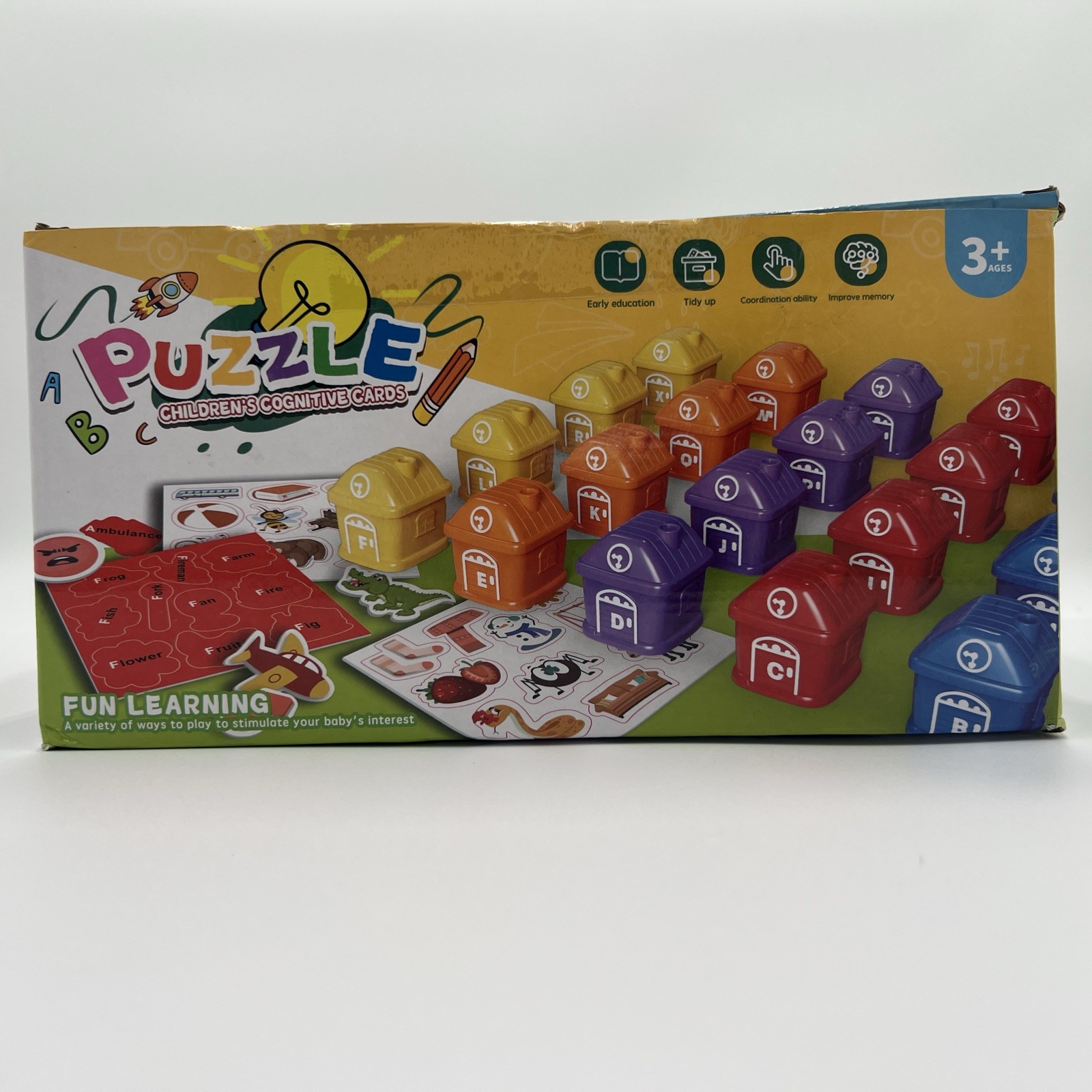 Early Education Puzzle Children’s Cognitive Cards 26 Letters