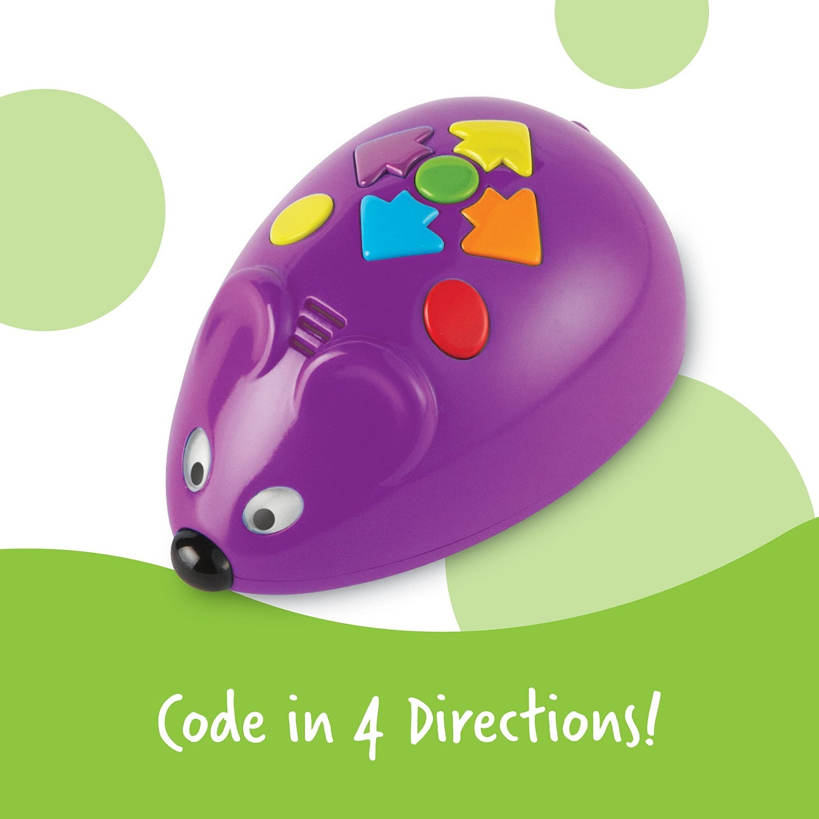 Learning Resources Code & Go Robot Mouse, Coding STEM Toy, 30 Piece Coding Set