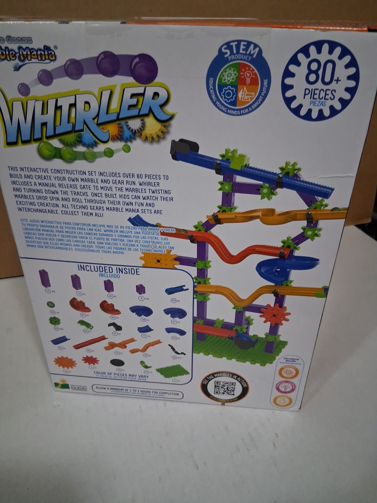 ” NEW ” WHIRLER! MARBLE MAZE Marble Mania TECHNO GEARS Learning Journey