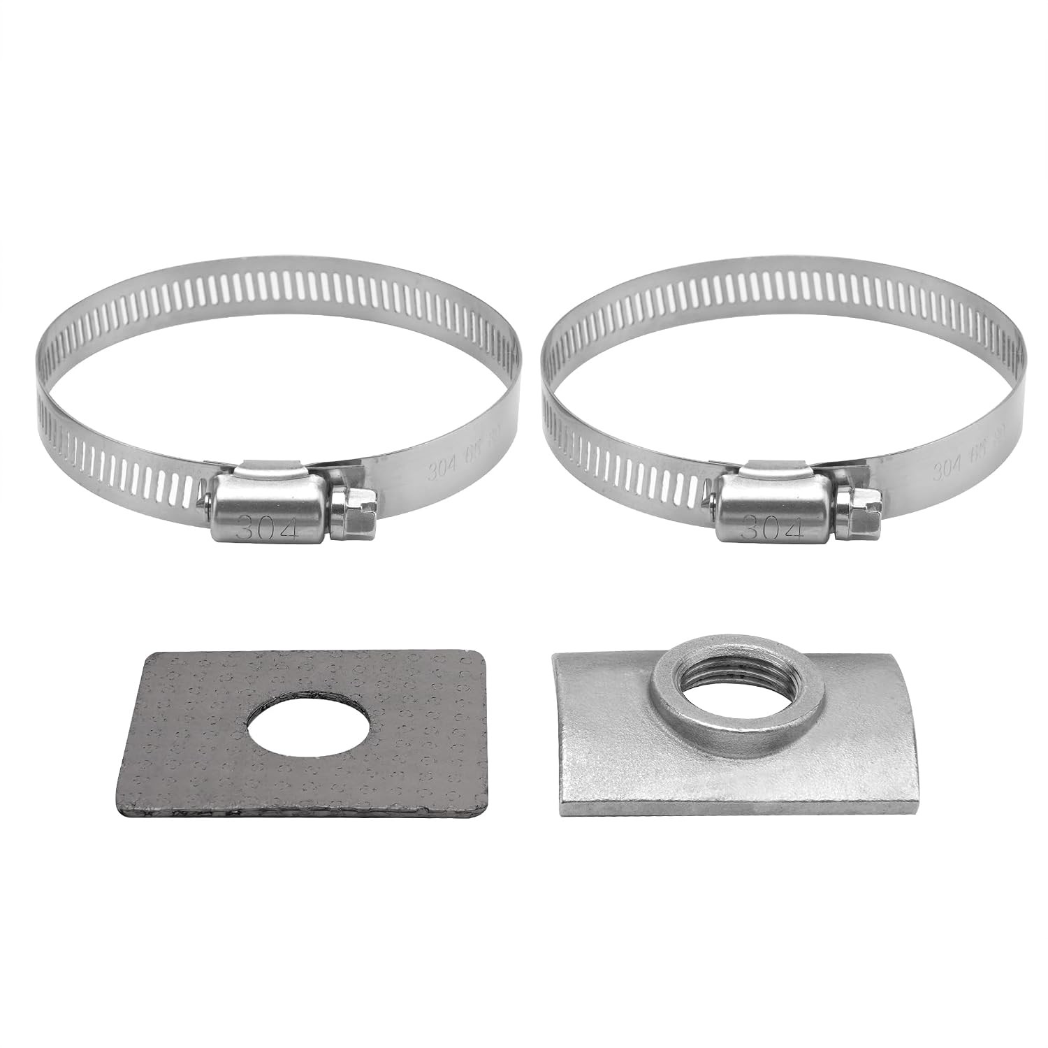 Fuel Injection Oxygen Sensor Bung Kit 60012 with Stainless Steel Band Clamp