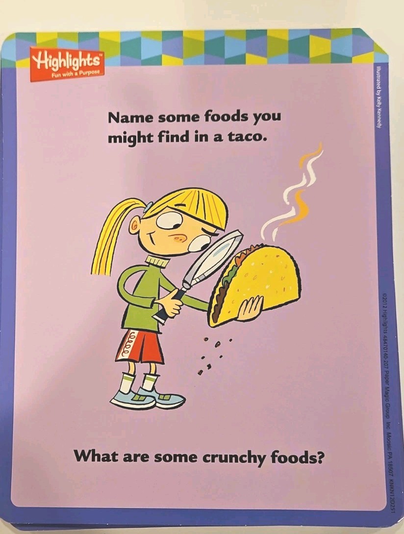 Highlights BRAIN CRUNCHERS Large 8×10 Activity Cards Complete