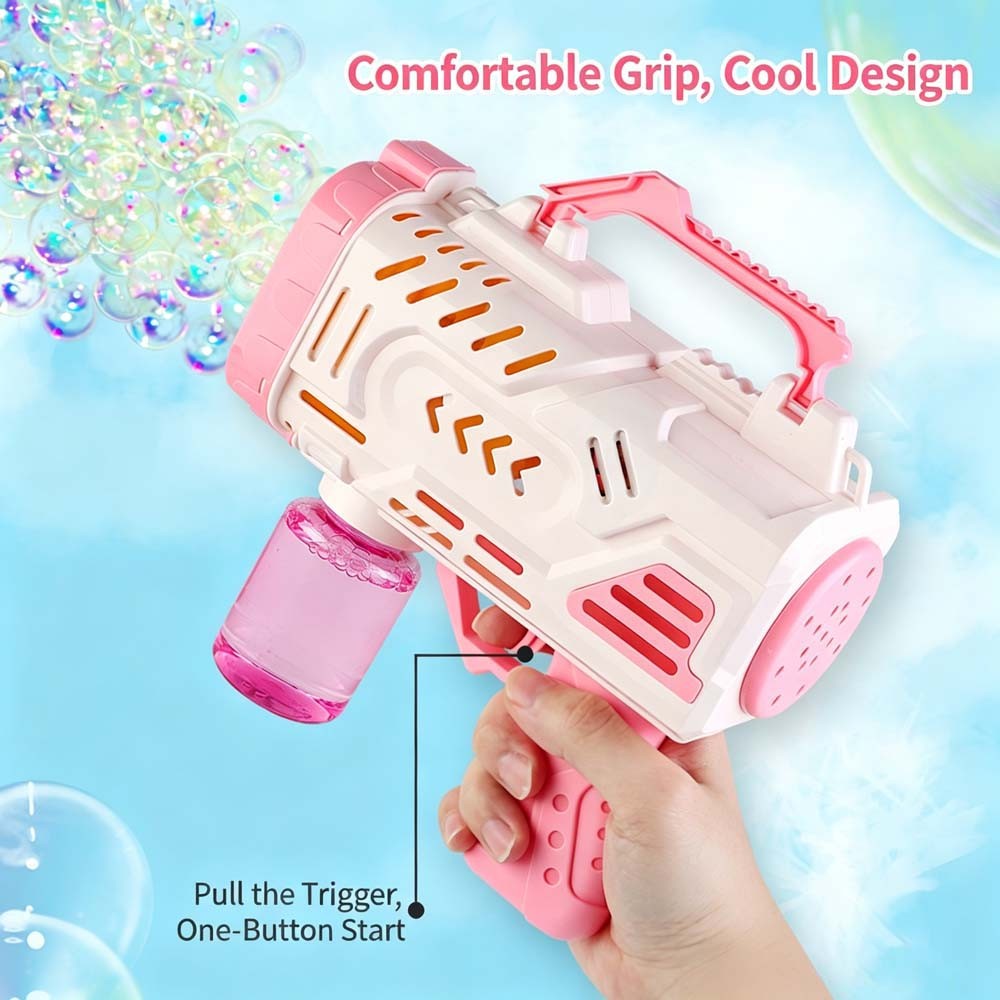 Easy Grip Cartoon Bubble Blaster One Button Start fits Young Children Daily Play