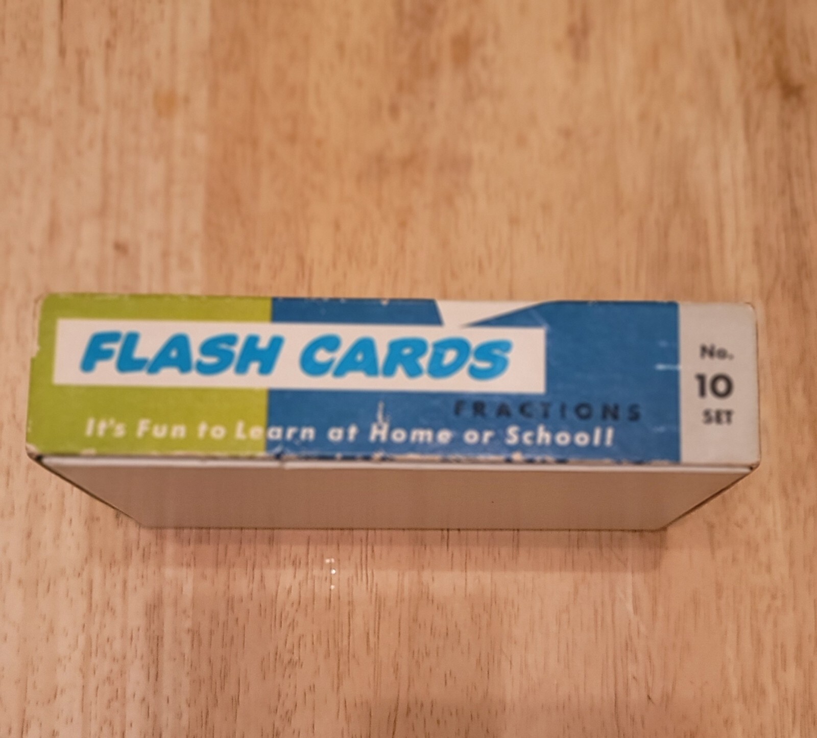 WHITMAN PUBLISHING HELP YOURSELF FLASH CARDS FRACTIONS 1960 N. 4782 No. 10 Set