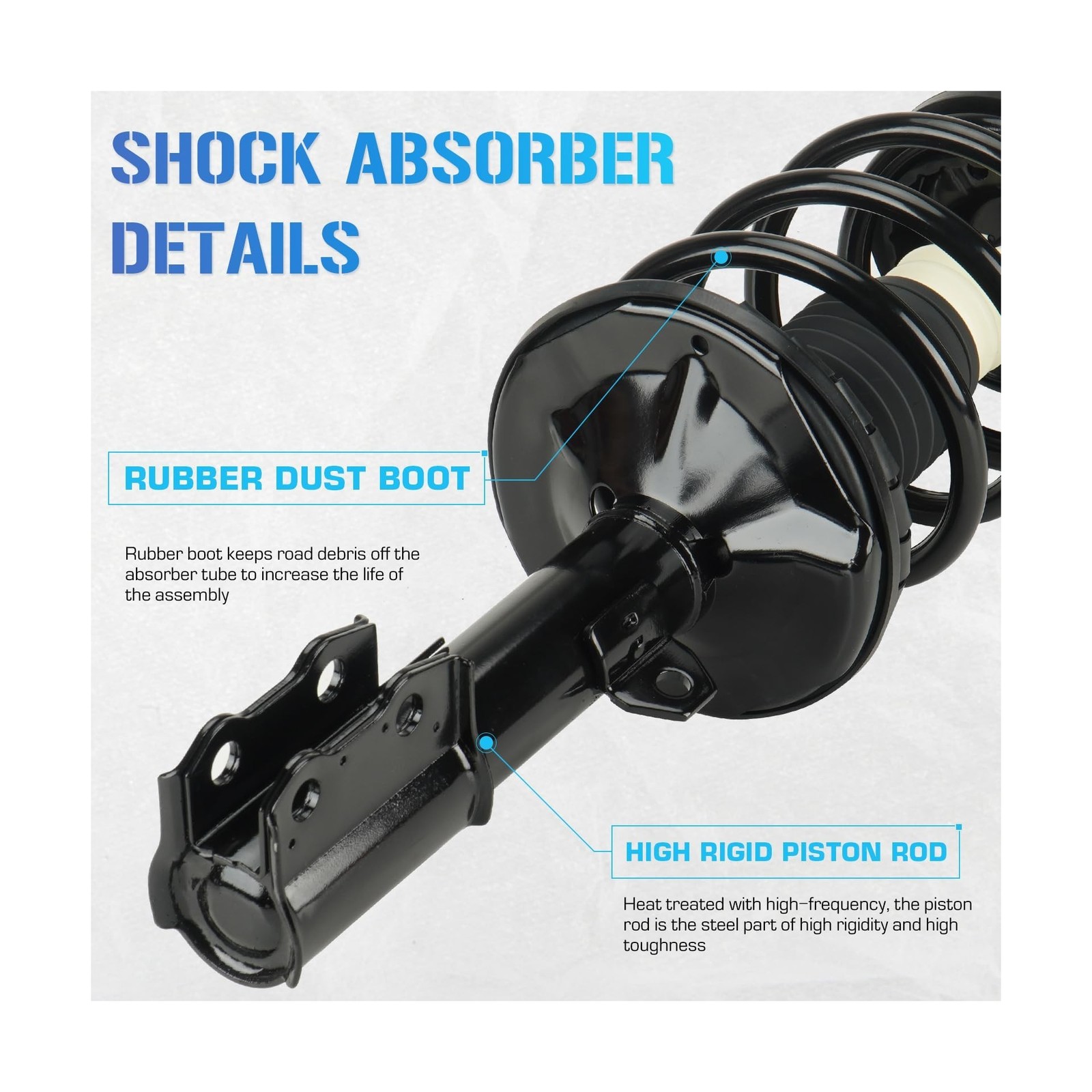 Front Quick Struts Shocks w/Coil Springs for 2003-2008 Toyota Corolla, Strut …