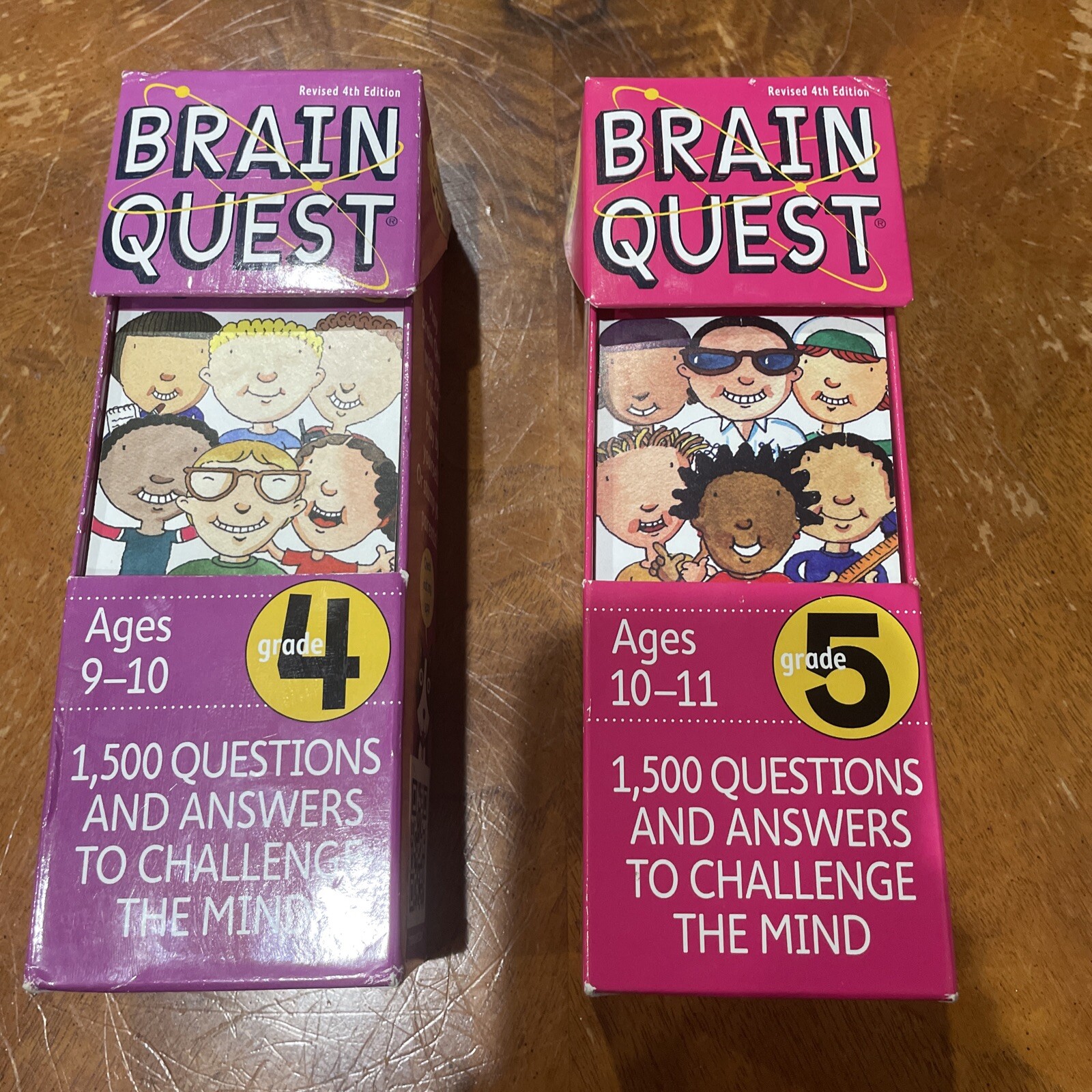 Brain Quest Decks Fourth Edition – 4th & 5th Grade Q&A Cards : 1,500 Questions