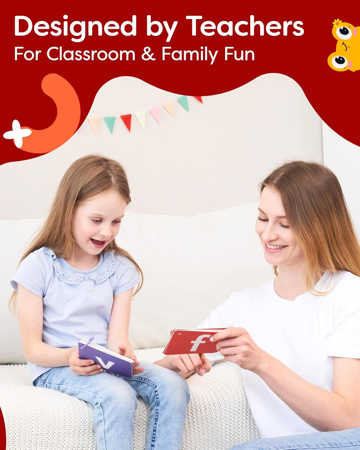 THE BAMBINO TREE Alphabet Flash Cards – Thick ABC Flash Cards for Kids Ages 3-6